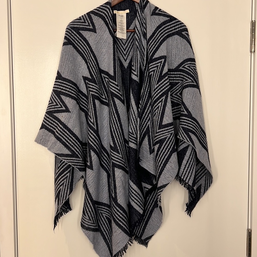 Maje sweater cape